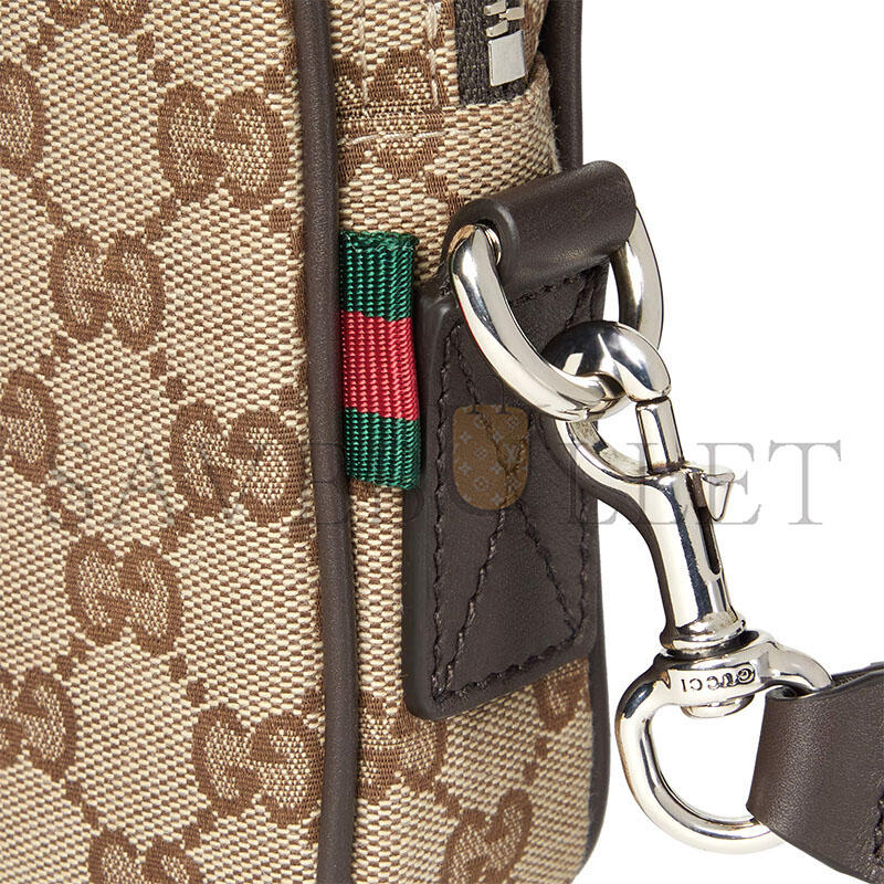 GUCCI GG CANVAS SMALL CROSSBODY BAG 834802 (23*15*5cm)